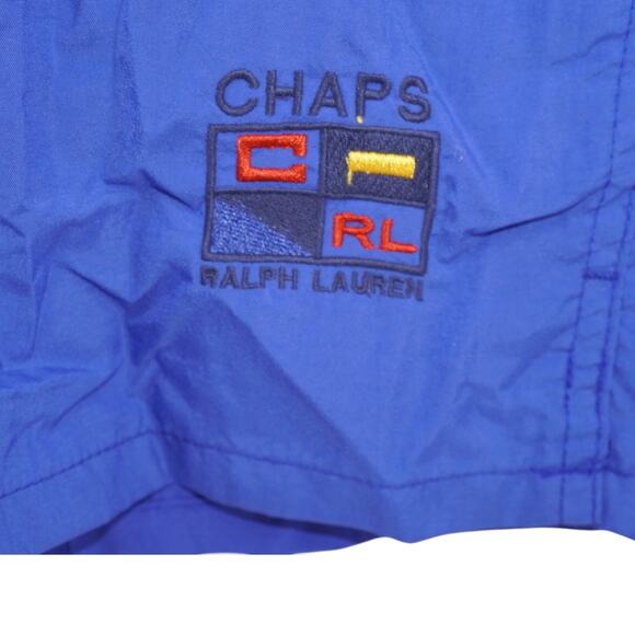 Vintage Chaps Ralph Lauren CRL Swim Trunks Men’s Large Blue Nylon Mesh Liner 90S - Picture 2 of 8